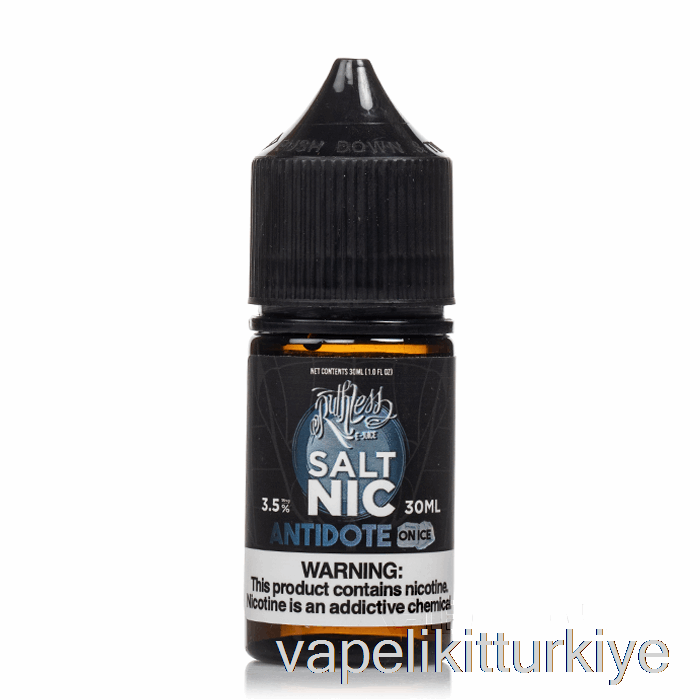 Vape Elektronik Sigara Buz üzerinde Panzehir - Acımasız Tuz - 30ml 10mg